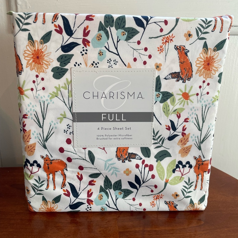 Charisma Full 4 Piece Microfiber Sheet Set - Wild Woods